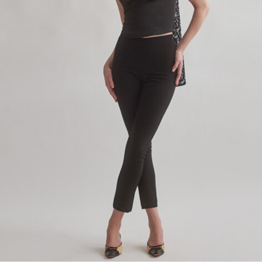 MINDYOURSTYLE black straight fitted trousers